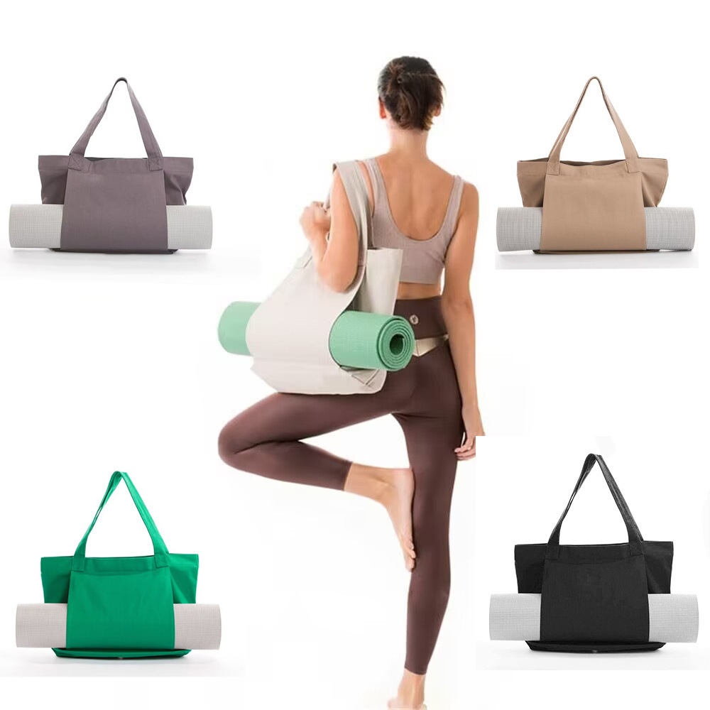 Canvas Yoga Mat Tote Bag, Larg - Pilate Yoga Workout recension och pris