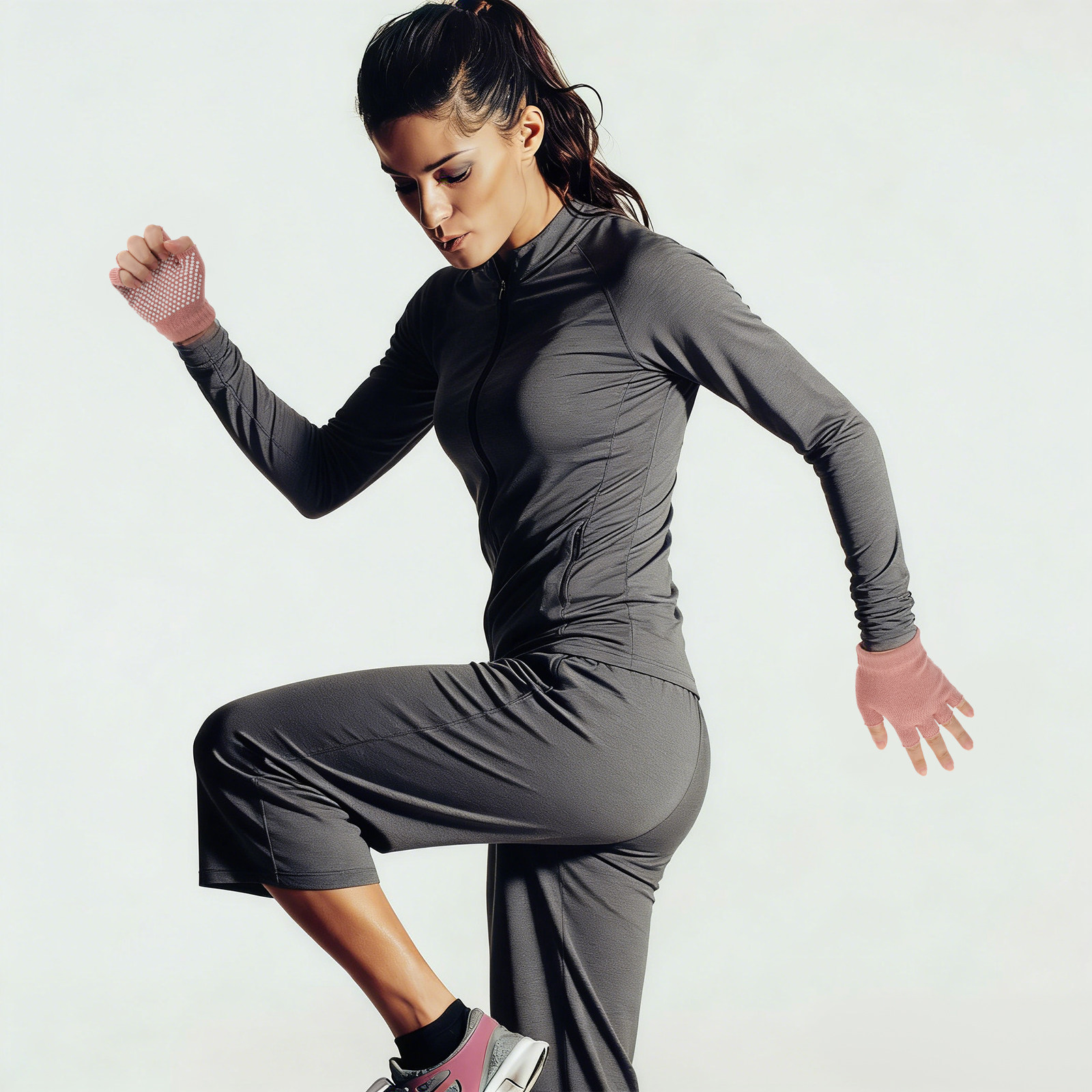 Non Slip Yoga Gloves Half Fing - Pilates Yoga One recension och pris