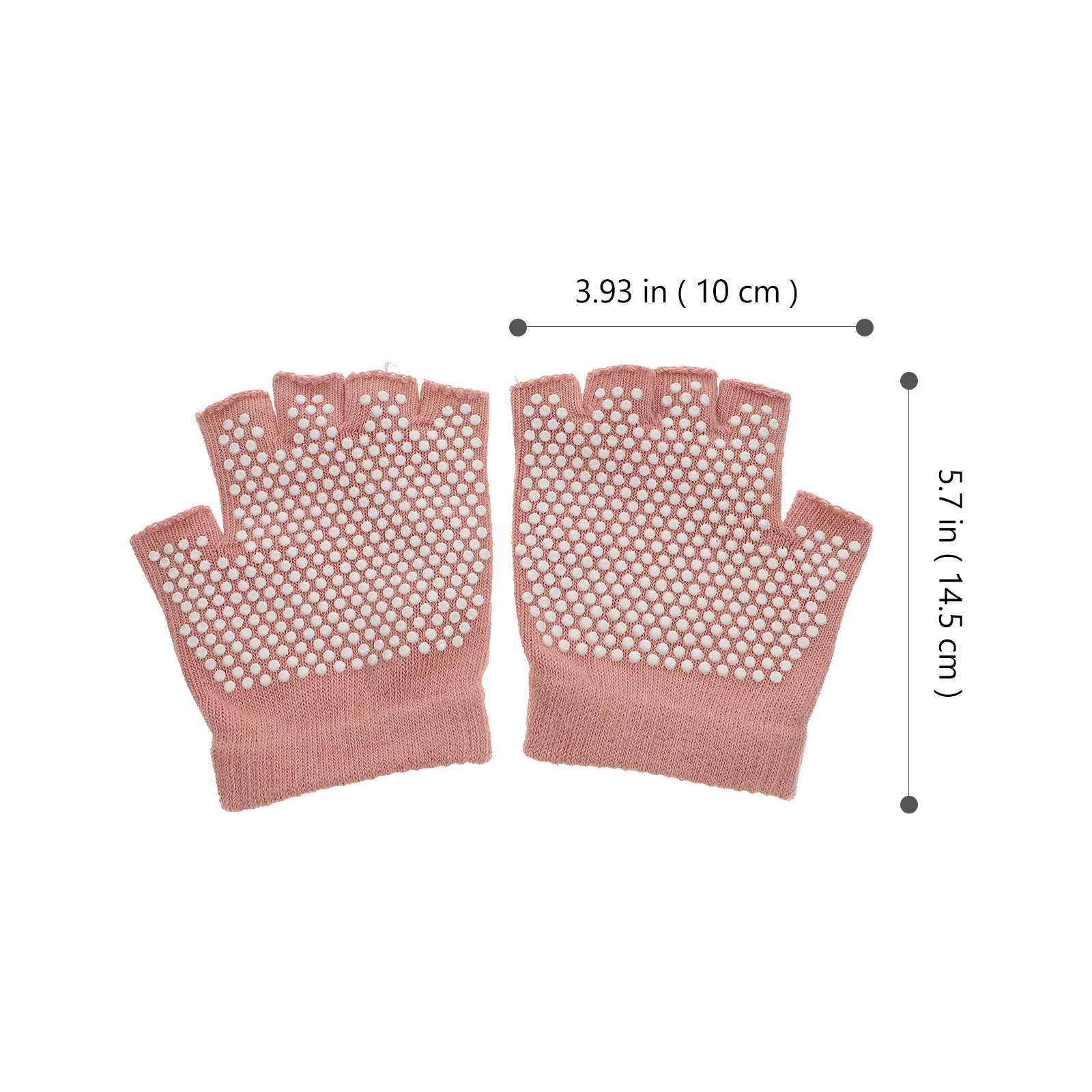 Non Slip Yoga Gloves Half Fing - Pilates Yoga One recension och pris